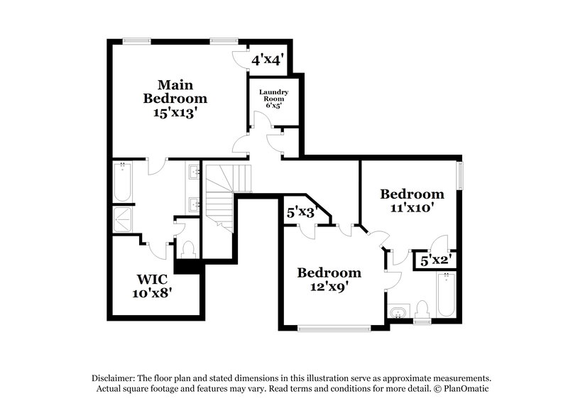 2,120/Mo, 7781 Parkside Dr Lithia Springs, GA 30122 Floor Plan View 2