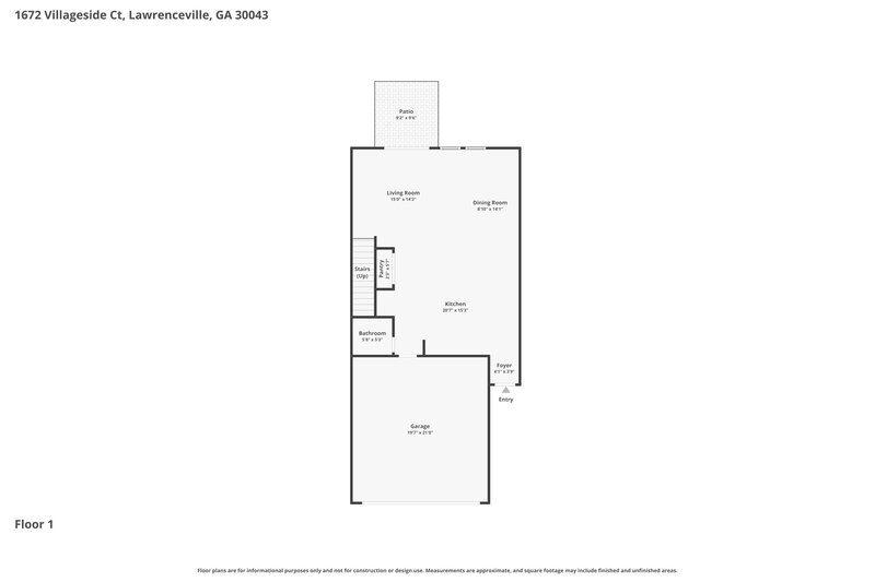 2,480/Mo, 1672 Villageside Ct Lawrenceville, GA 30043 Floor Plan View