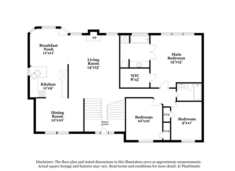 2,115/Mo, 4010 Rhinehart Ct Austell, GA 30106 Floor Plan View 2