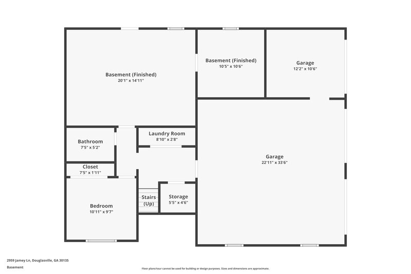 1,995/Mo, 2959 Jamey Ln Douglasville, GA 30135 Floor Plan View