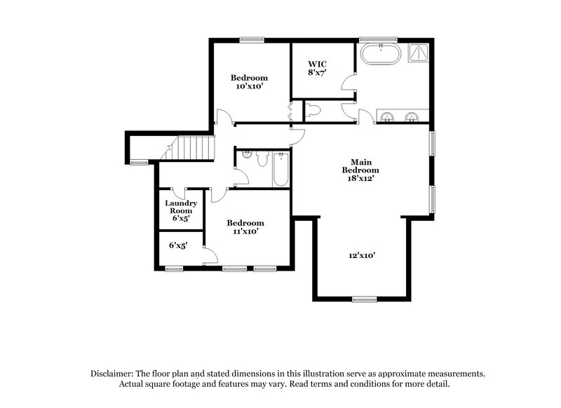 2,470/Mo, 410 Deepstream Crossing Canton, GA 30115 Floorplan View 2