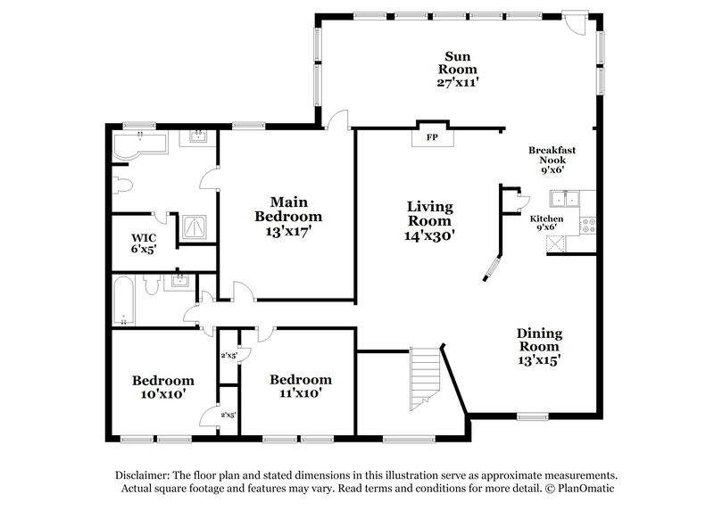 3,310/Mo, 1026 Dalby Way Austell, GA 30106 Floor Plan View 2