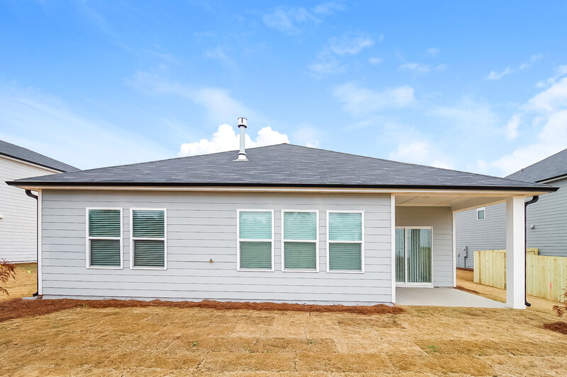 2,625/Mo, 5842 Union Grove Dr Braselton, GA 30517 Rear View