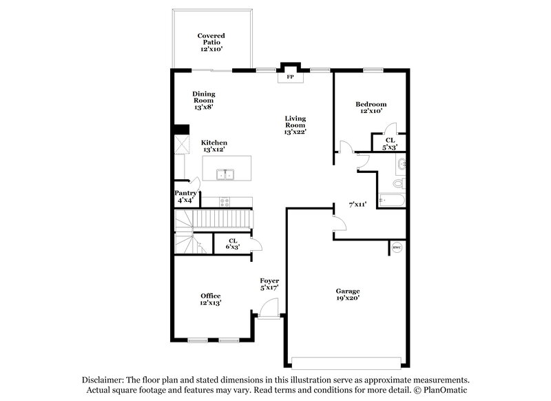 2,730/Mo, 6068 Hickory Creek Ct Braselton, GA 30517 Floorplan View