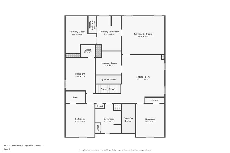 2,590/Mo, 780 Sara Meadow Rd Loganville, GA 30052 Floor Plan View 2