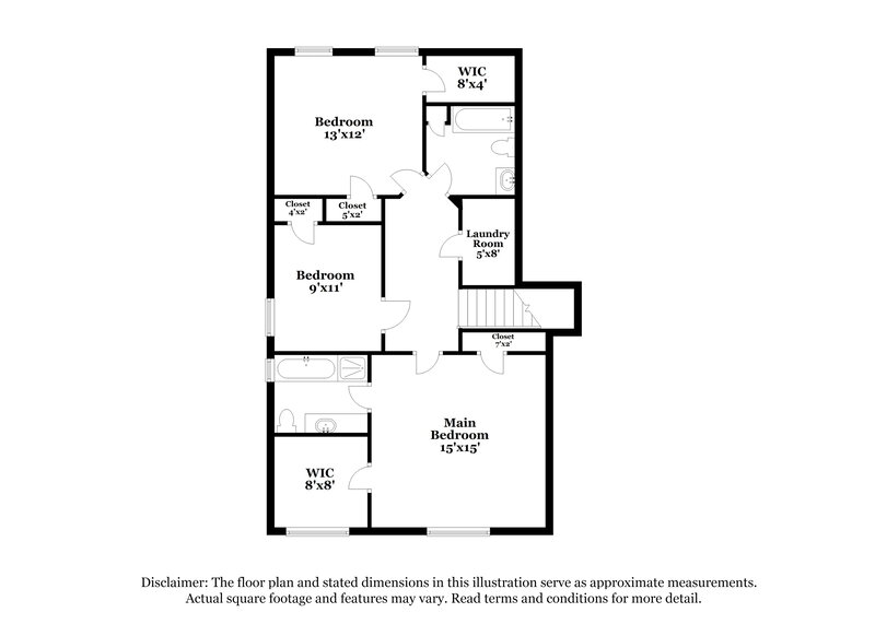2,040/Mo, 3527 McIntosh Ln Snellville, GA 30039 Floor Plan View 2