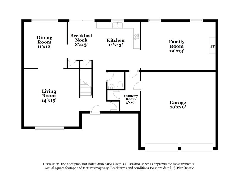 1,885/Mo, 300 Marley Dr South Fulton, GA 30349 Floor Plan View