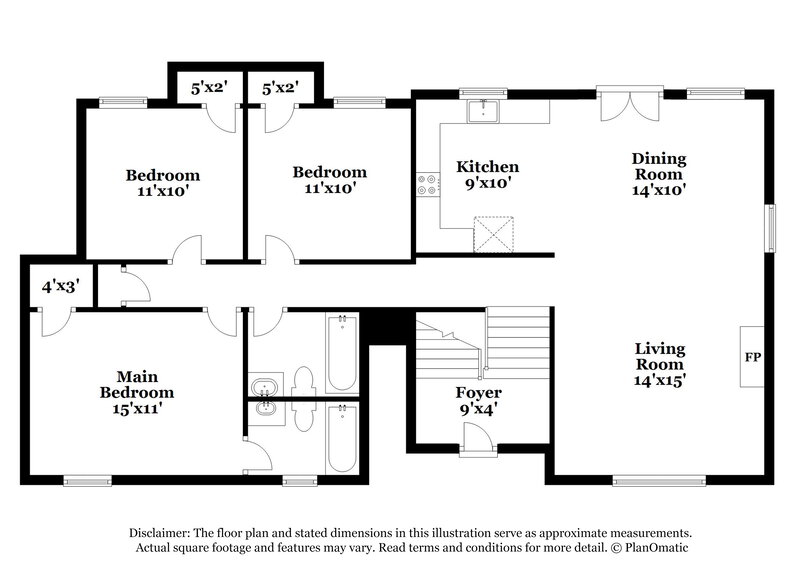 1,780/Mo, 952 S Lasseter Cir Villa Rica, GA 30180 Floor Plan View 2