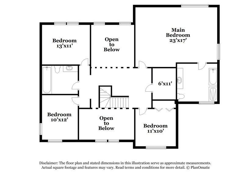 2,600/Mo, 498 Emerald Trce Jonesboro, GA 30236 Floor Plan View