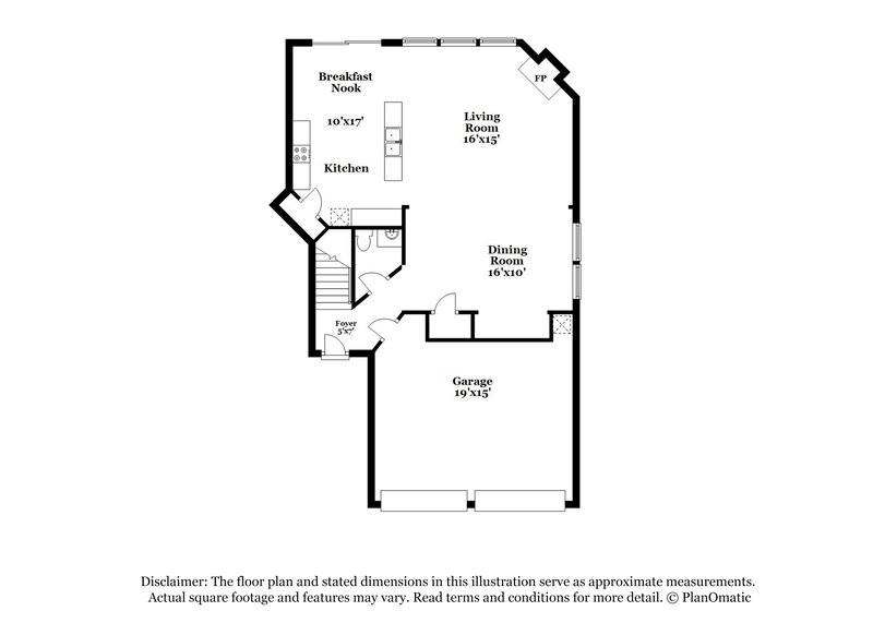 2,215/Mo, 206 Winterbury Dr Canton, GA 30114 Floorplan View