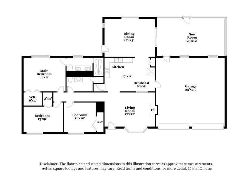 2,030/Mo, 5329 Monticello Dr Villa Rica, GA 30180 Floor Plan View 2
