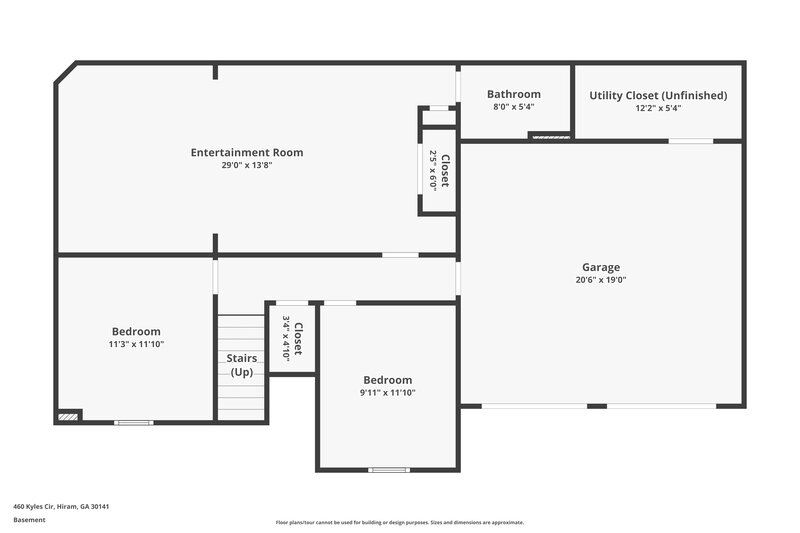 2,200/Mo, 460 Kyles Cir Hiram, GA 30141 Floor Plan View 2