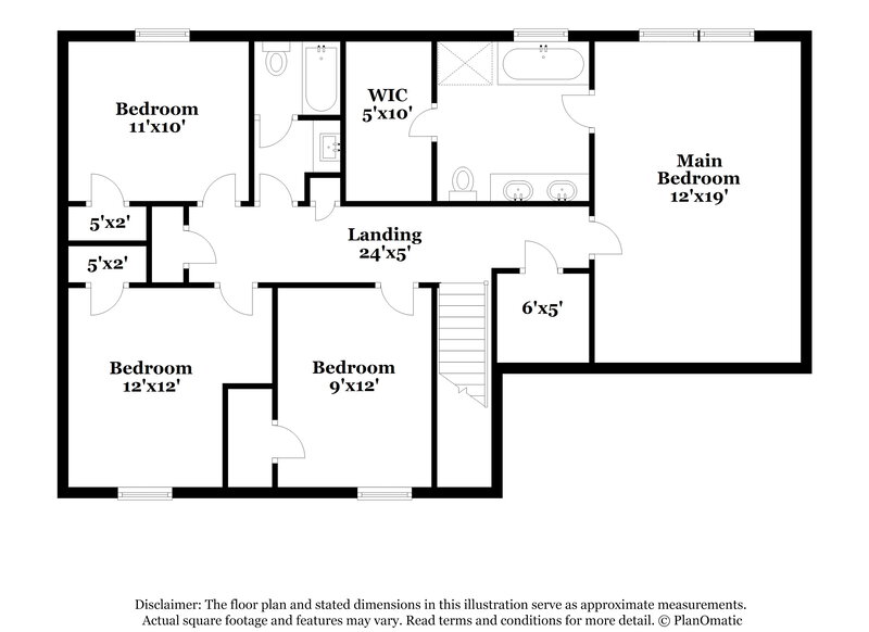 1,850/Mo, 50 Vivid Ln Dallas, GA 30132 Floor Plan View 2