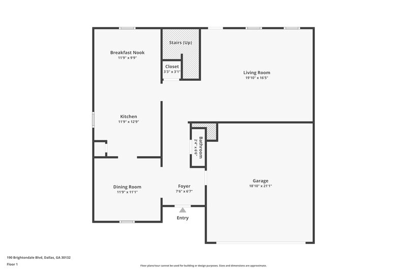 1,780/Mo, 190 Brightondale Blvd Dallas, GA 30132 Floor Plan View 2