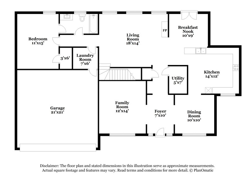 2,440/Mo, 790 Brand South Trl Lawrenceville, GA 30046 Floor Plan View