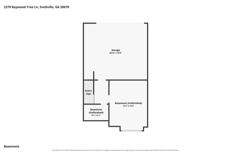 2,055/Mo, 2279 Baywood Tree Ln Snellville, GA 30078 Floor Plan View
