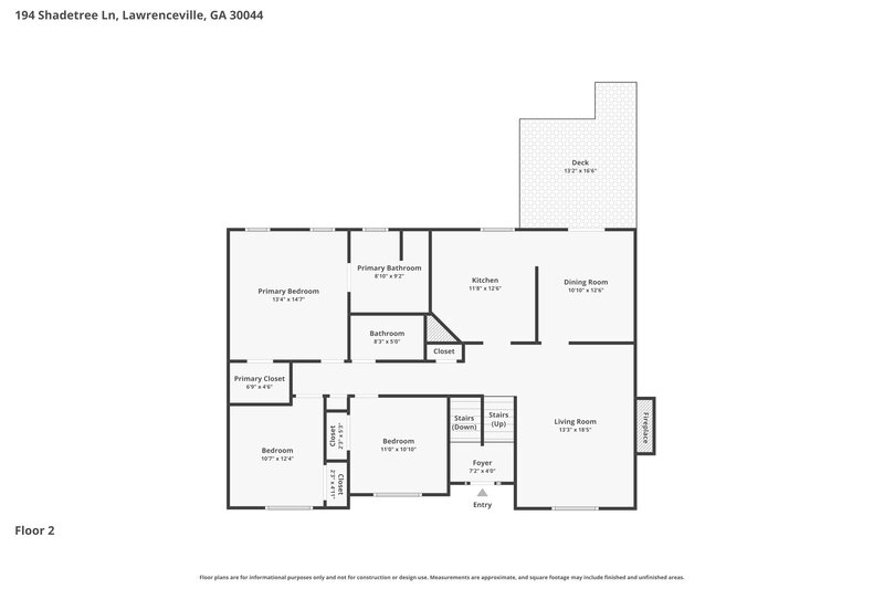 0/Mo, 194 Shadetree Ln Lawrenceville, GA 30044 Floorplan View