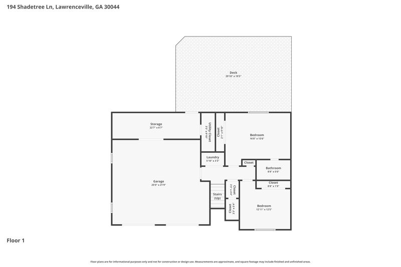 0/Mo, 194 Shadetree Ln Lawrenceville, GA 30044 Floorplan View 2