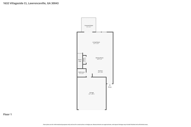 2,260/Mo, 1632 Villageside Ct Lawrenceville, GA 30043 Floor Plan View
