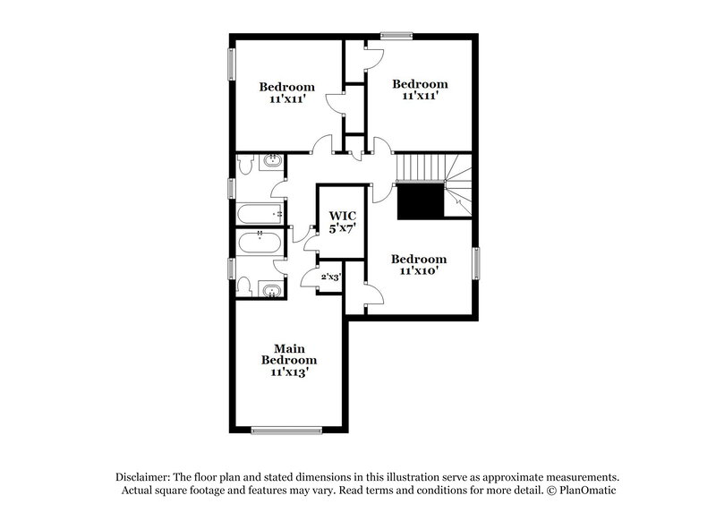 1,835/Mo, 2345 Oakland Spring Dr Snellville, GA 30039 Floor Plan View 2