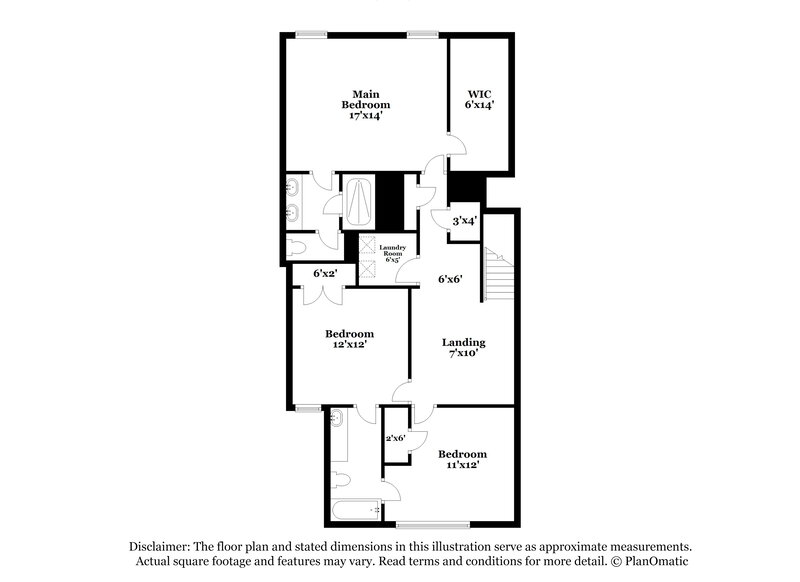 2,320/Mo, 1565 Villageside Ct Lawrenceville, GA 30043 Floor Plan View 2