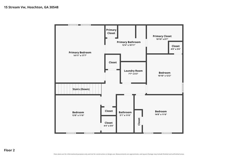 2,055/Mo, 15 Stream Vw Hoschton, GA 30548 Floor Plan View 2