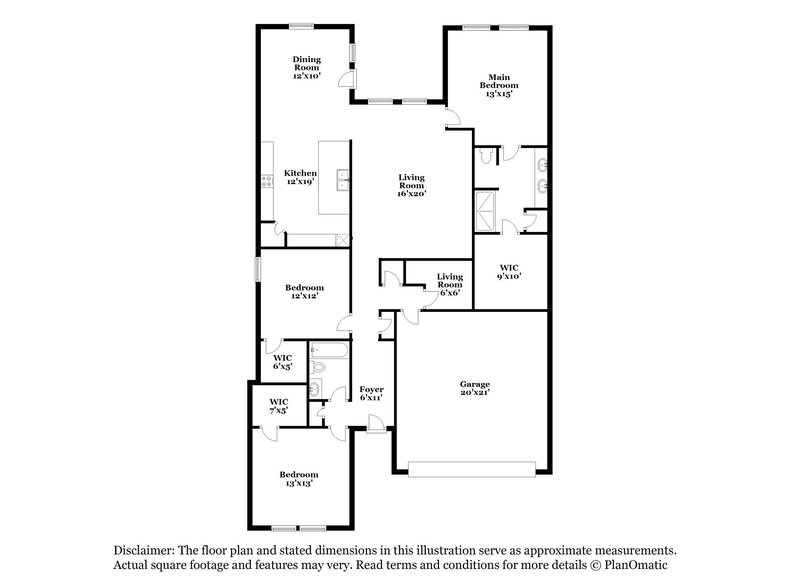 2,085/Mo, 56 River Branch Way Hoschton, GA 30548 Floor Plan View