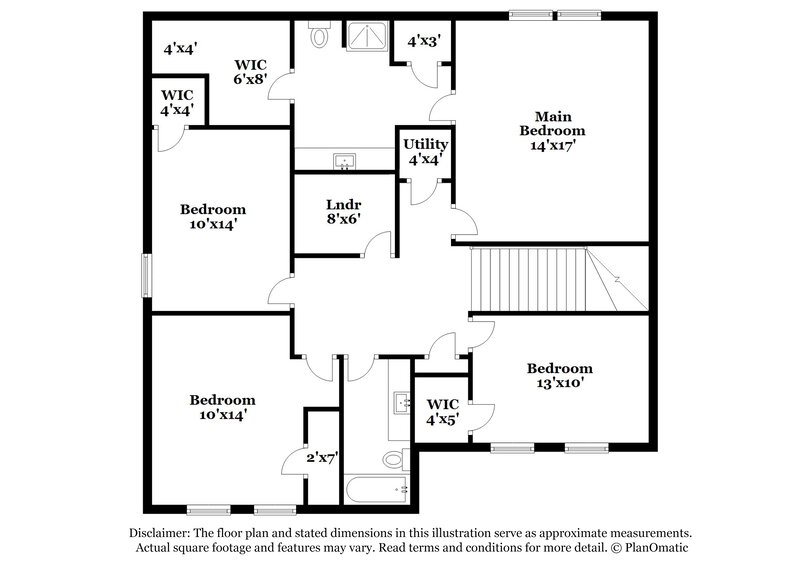 2,030/Mo, 445 Knightsbridge Ln Winder, GA 30680 Floor Plan View 2