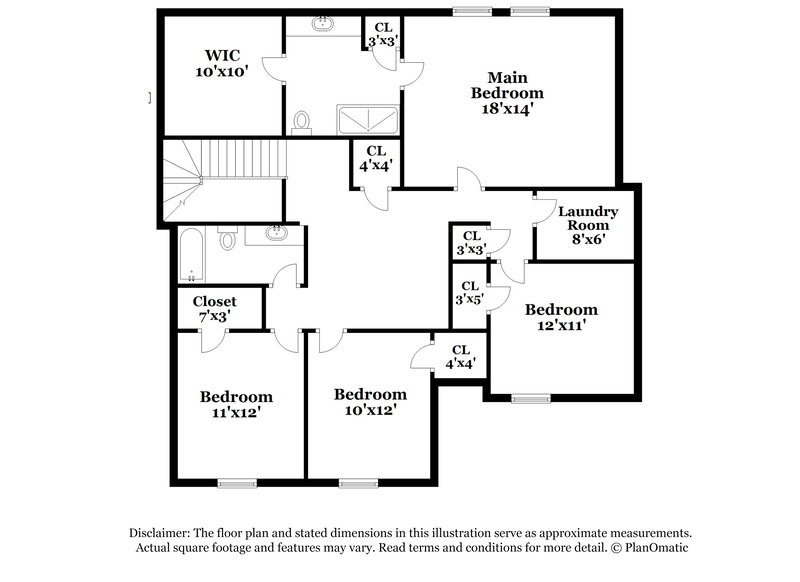 2,090/Mo, 455 Knightsbridge Ln Winder, GA 30680 Floor Plan View 2
