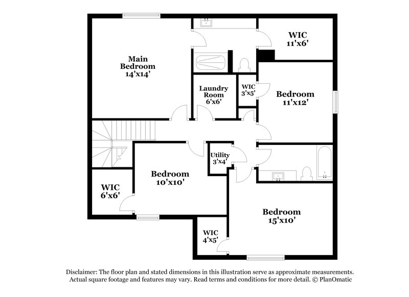 2,030/Mo, 526 Knightsbridge Lane Winder, GA 30680 Floor Plan View 2