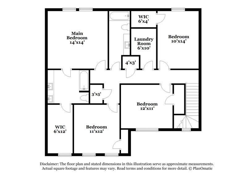 2,090/Mo, 525 Knightsbridge Lane Winder, GA 30680 Floor Plan View 2