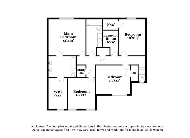1,890/Mo, 613 Knightsbridge Lane Winder, GA 30680 Floor Plan View 2