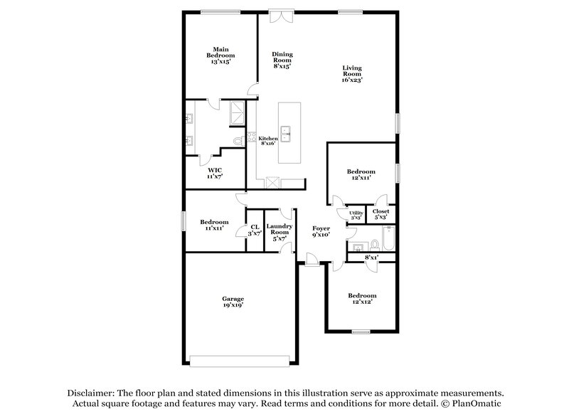 2,035/Mo, 29 Hyde Park Winder, GA 30680 Floor Plan View