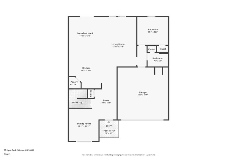 2,240/Mo, 80 Hyde Park Winder, GA 30680 Floor Plan View