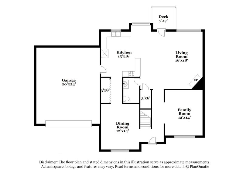 3,560/Mo, 475 Boxelder Rd Atlanta, GA 30349 Floor Plan View