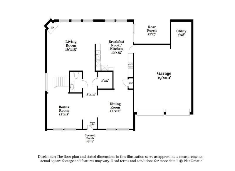 2,075/Mo, 109 Plumeria St Canton, GA 30114 Floor Plan View