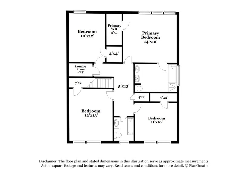 2,075/Mo, 109 Plumeria St Canton, GA 30114 Floor Plan View 2