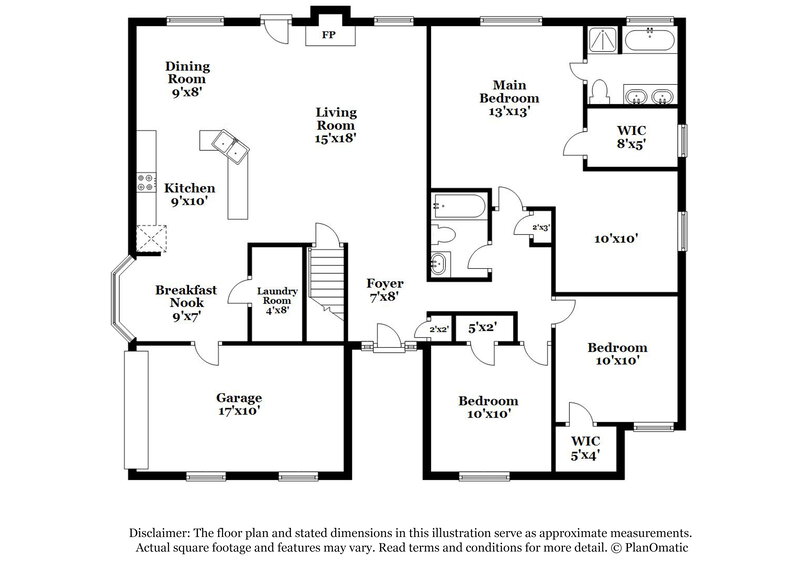 2,360/Mo, 2455 Pemberton Pt Buford, GA 30519 Floor Plan View