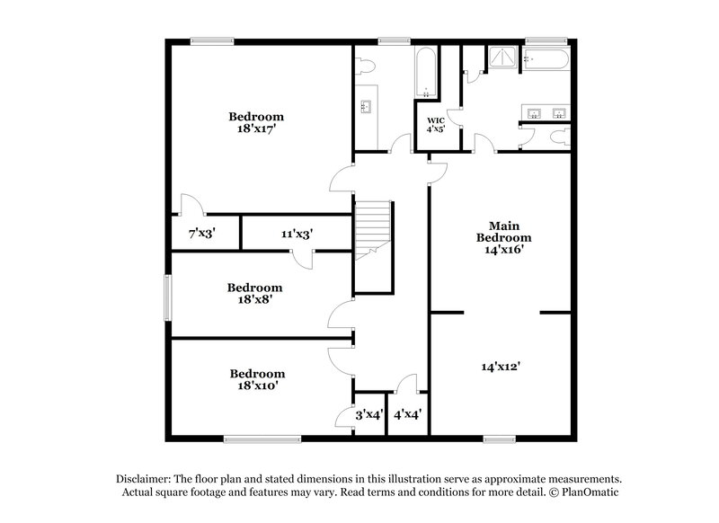 2,665/Mo, 4225 Fourth Rail Ln Cumming, GA 30040 Floorplan View 2