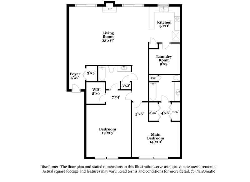 1,625/Mo, 103 Fair Haven Way SE Smyrna, GA 30080 Floor Plan View