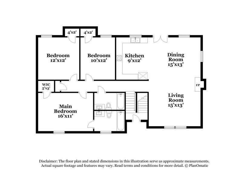 2,145/Mo, 4482 Calumet Dr NW Kennesaw, GA 30152 Floorplan View