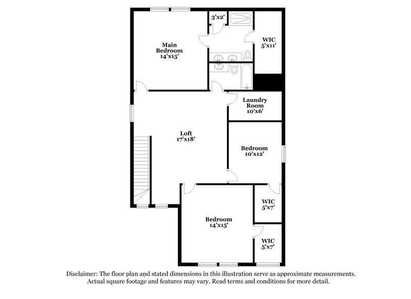 1,940/Mo, 320 Cobb Branch Dr Maxwell, TX 78656 Floor Plan View 2
