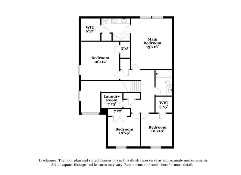 1,865/Mo, 282 Cobb Branch Dr Maxwell, TX 78656 Floor Plan View 2