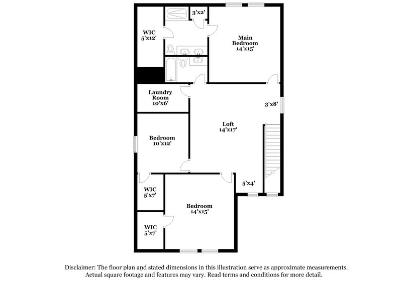 1,980/Mo, 266 Cobb Branch Dr Maxwell, TX 78656 Floor Plan View