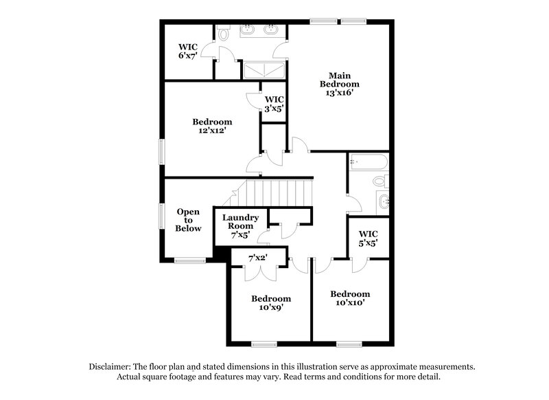 1,830/Mo, 162 Cobb Branch Dr Maxwell, TX 78656 Floor Plan View 2