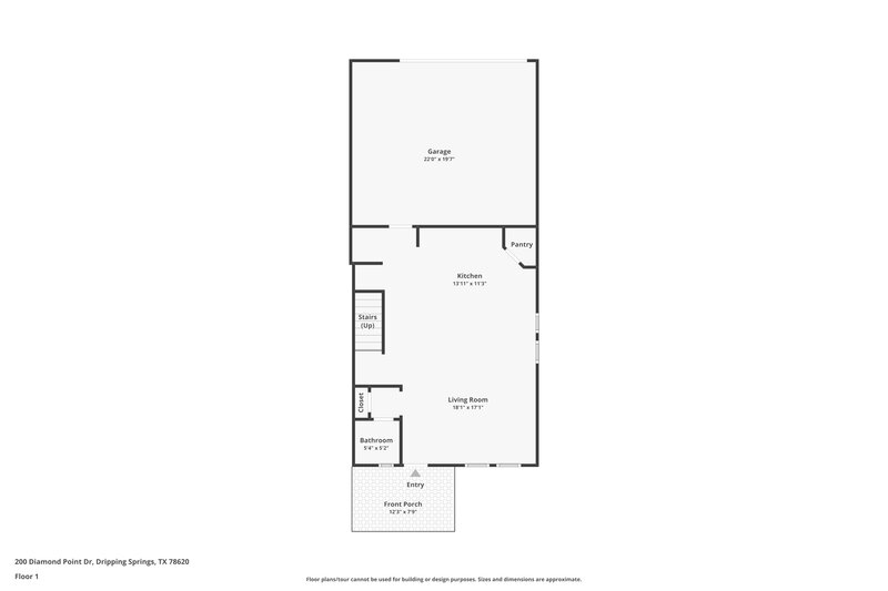 1,785/Mo, 200 Diamond Point Dr Dripping Springs, TX 78620 Floor Plan View