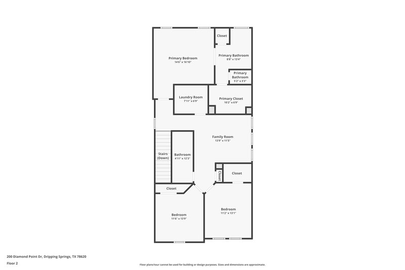 1,785/Mo, 200 Diamond Point Dr Dripping Springs, TX 78620 Floor Plan View 2
