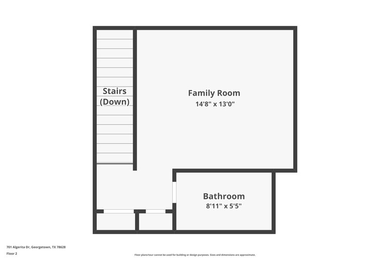 2,035/Mo, 701 Algerita Dr Georgetown, TX 78628 Floorplan View 2