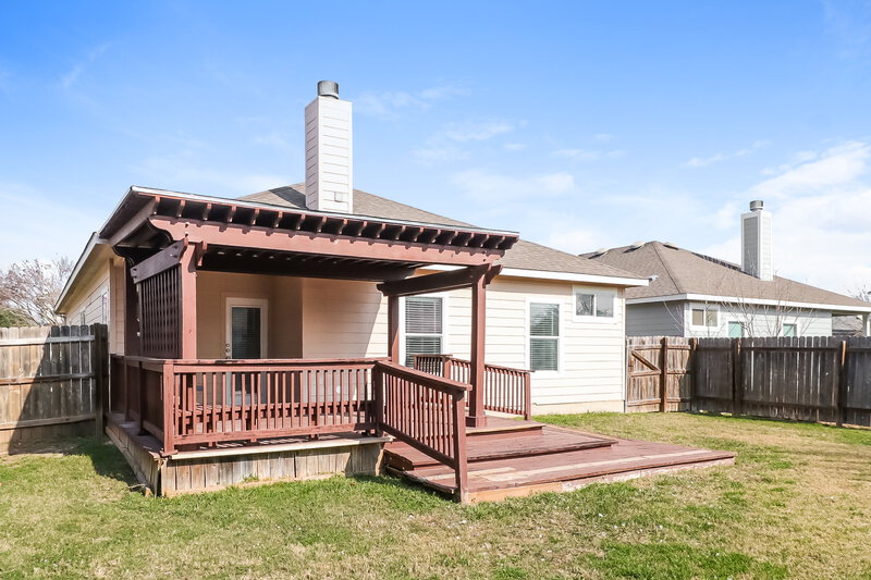 1,765/Mo, 11607 Morgans Point St Manor, TX 78653 Rear View