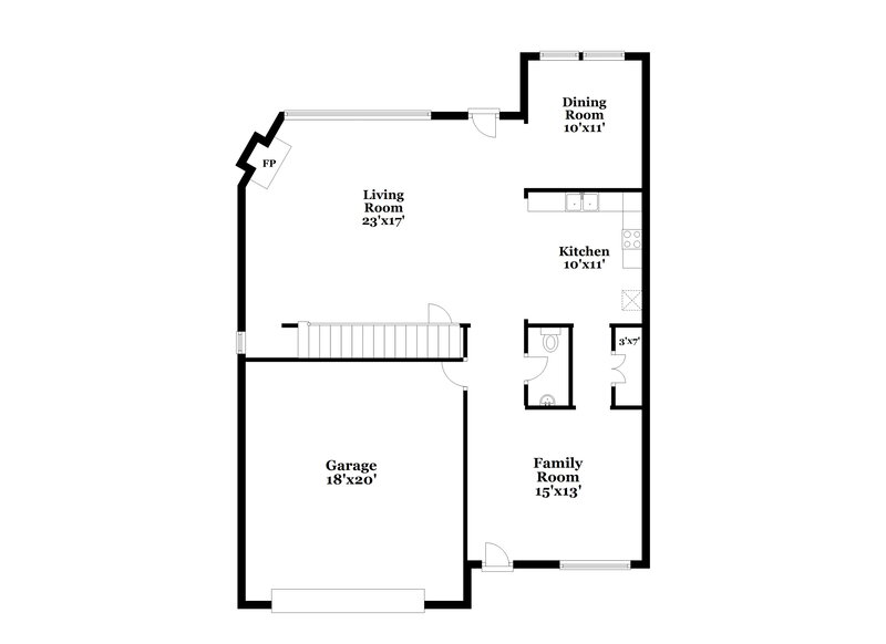 2,395/Mo, 18104 Gallant St Manor, TX 78653 Floor Plan View 2
